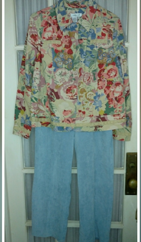 Coldwater Creek blazer with matching Alfred dunner